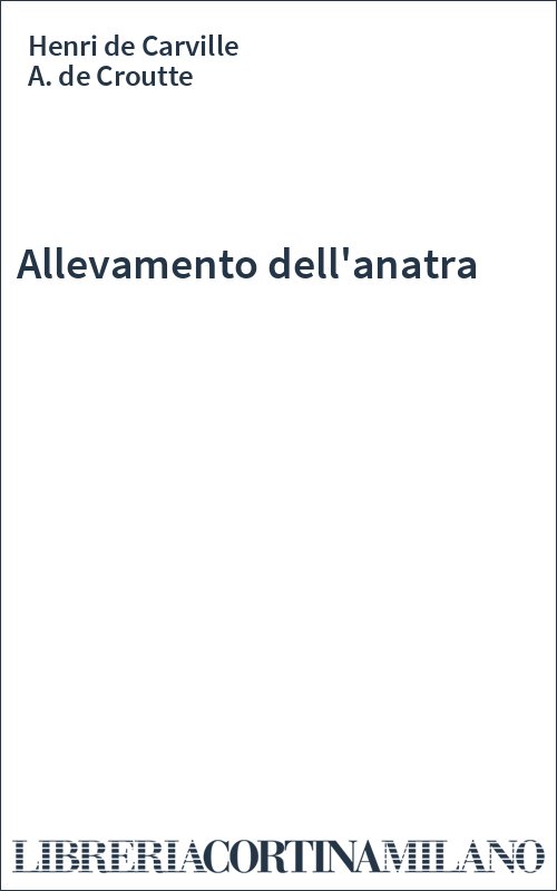 Allevamento dell'anatra