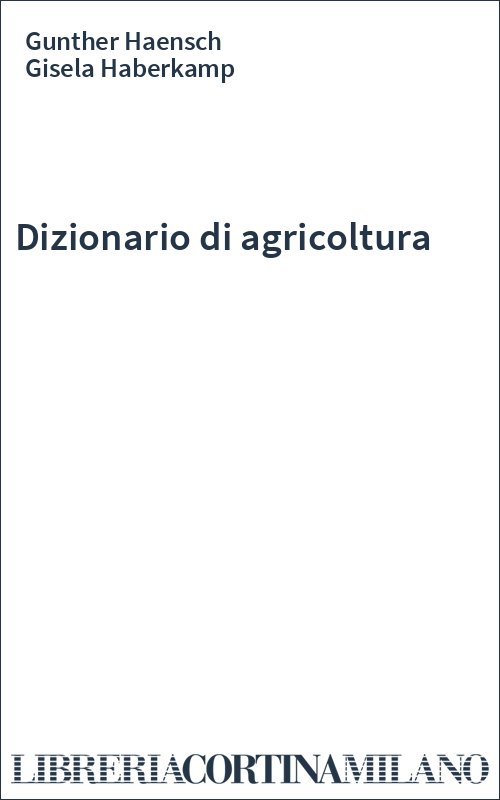 Dizionario di agricoltura
