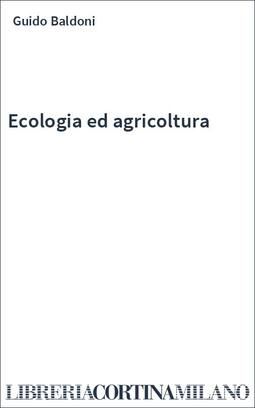 Ecologia ed agricoltura