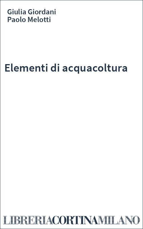 Elementi di acquacoltura