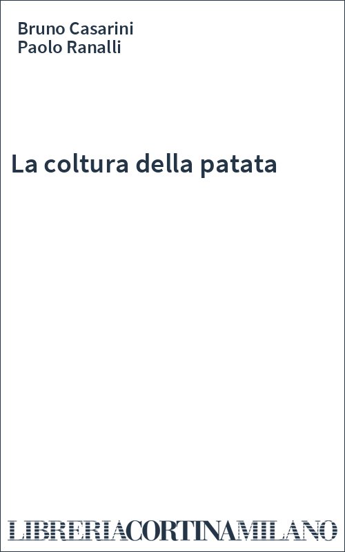 La coltura della patata