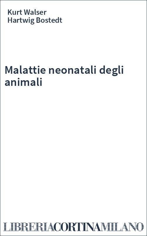 Malattie neonatali degli animali