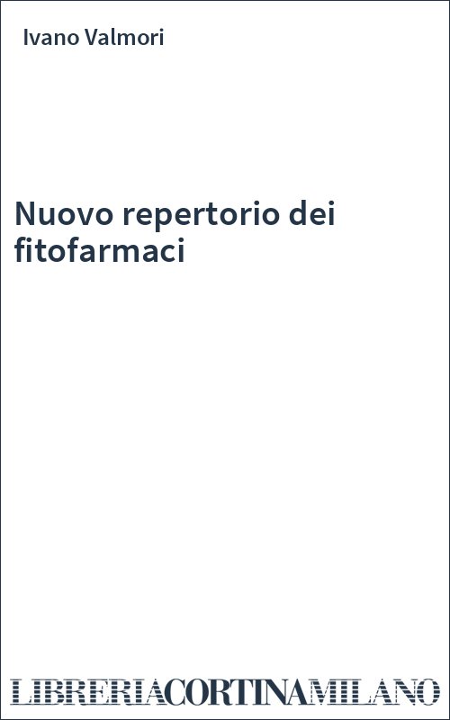Nuovo repertorio dei fitofarmaci