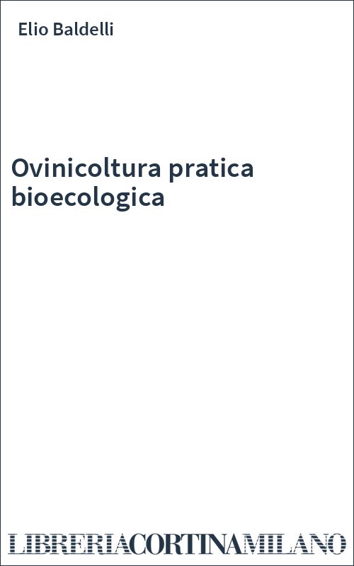 Ovinicoltura pratica bioecologica