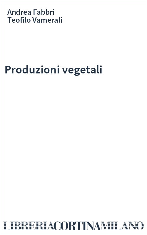 Produzioni vegetali