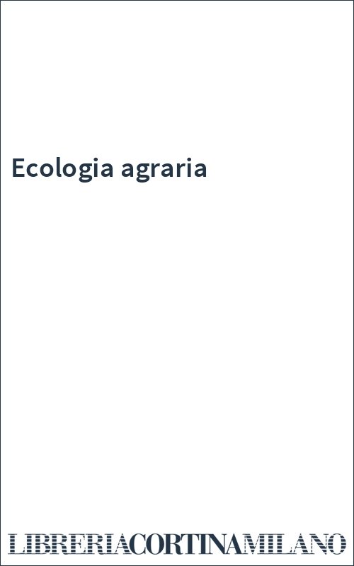 Ecologia agraria