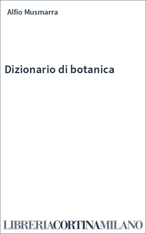 Dizionario di botanica