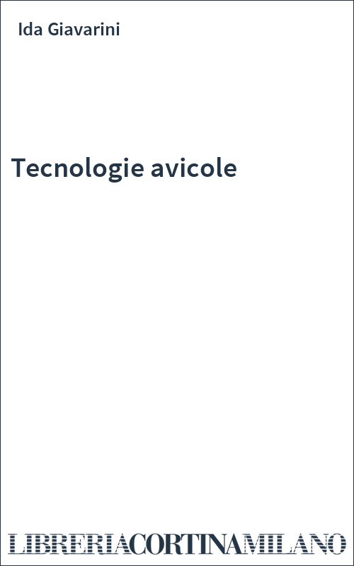Tecnologie avicole