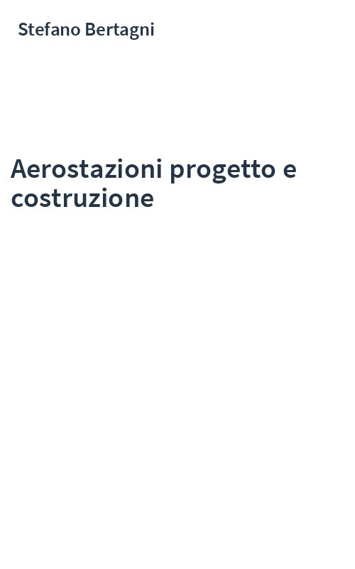 Aerostazioni progetto e costruzione