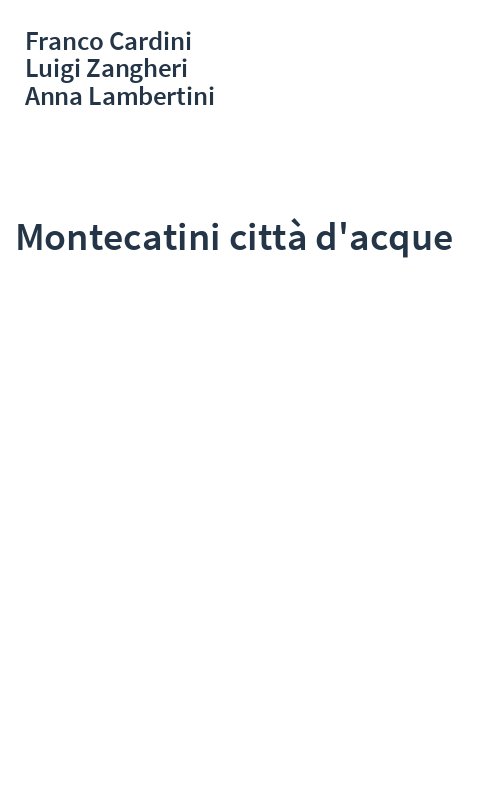 Montecatini città d'acque