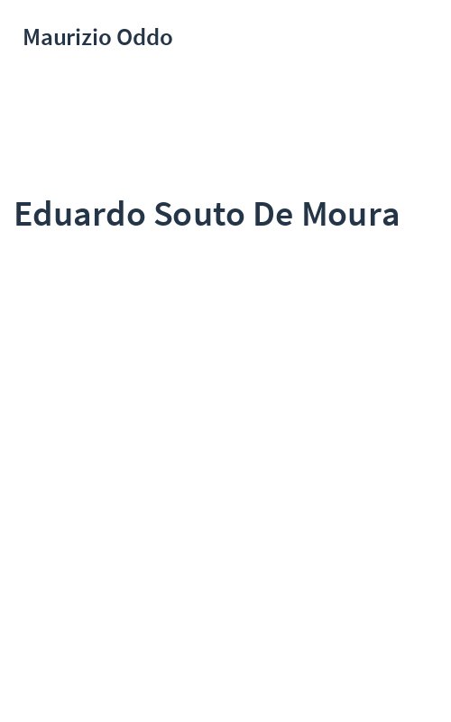 Eduardo Souto De Moura