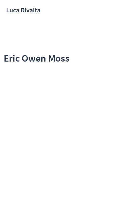Eric Owen Moss