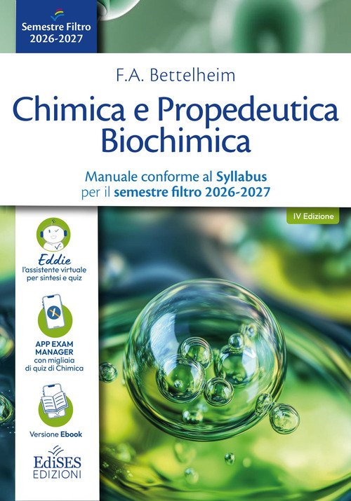 Chimica e Propedeutica Biochimica. Manuale conforme al Syllabus per il semestre filtro 2026-2027