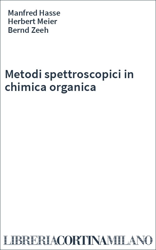 Metodi spettroscopici in chimica organica