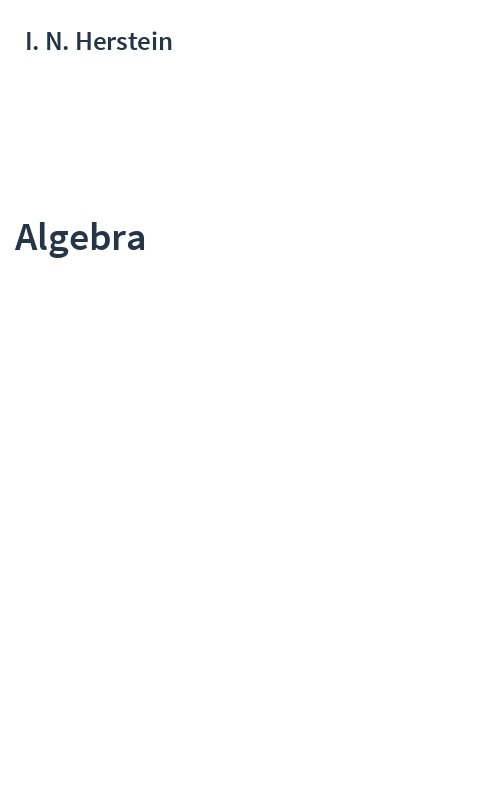 Algebra