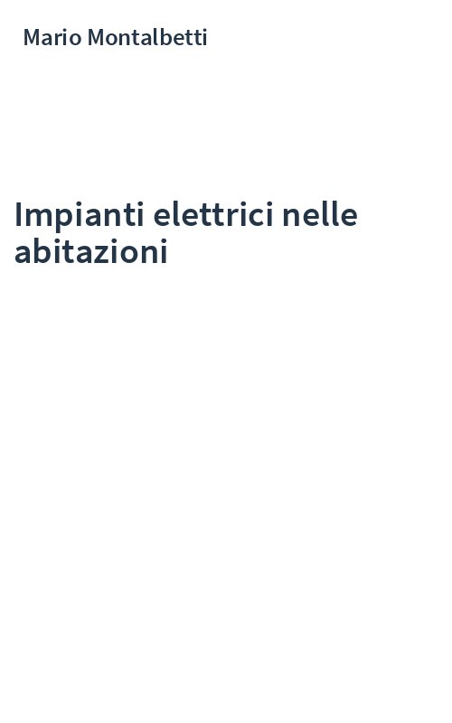 Impianti elettrici nelle abitazioni
