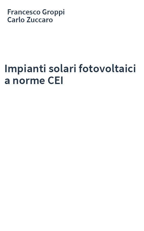Impianti solari fotovoltaici a norme CEI