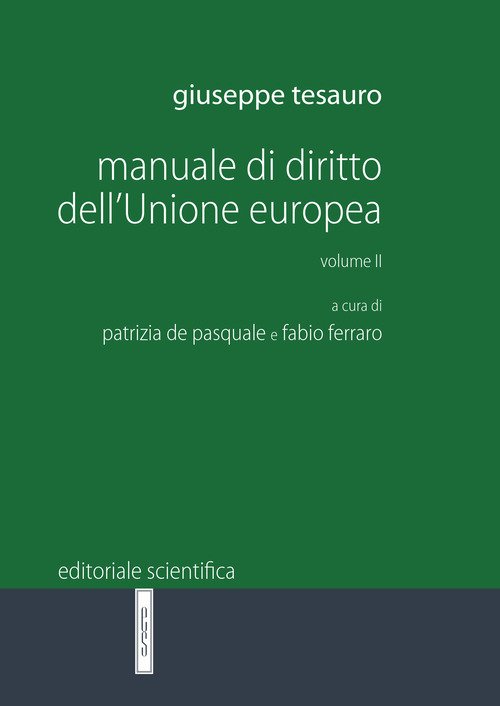 Manuale di diritto dell'Unione Europea