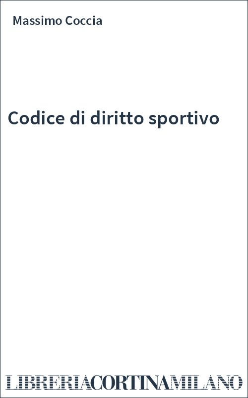 Codice di diritto sportivo