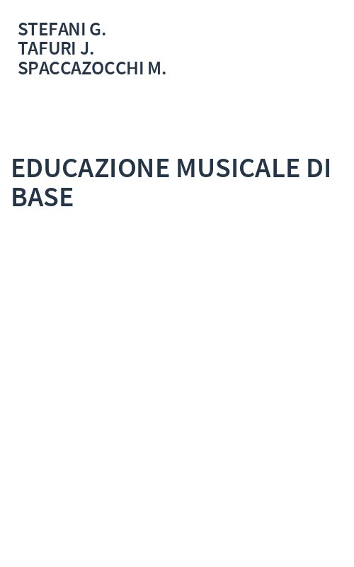 EDUCAZIONE MUSICALE DI BASE