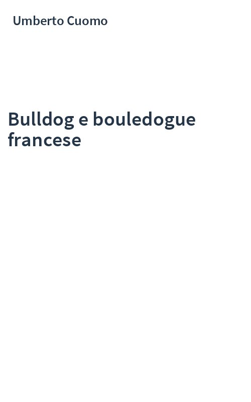 Bulldog e bouledogue francese