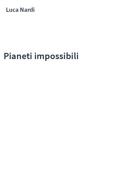 Pianeti impossibili