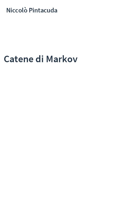 Catene di Markov