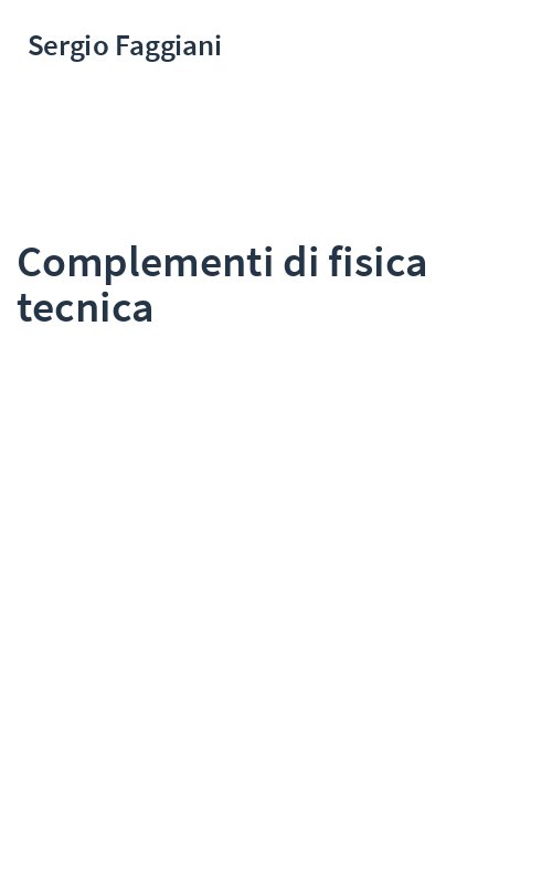 Complementi di fisica tecnica