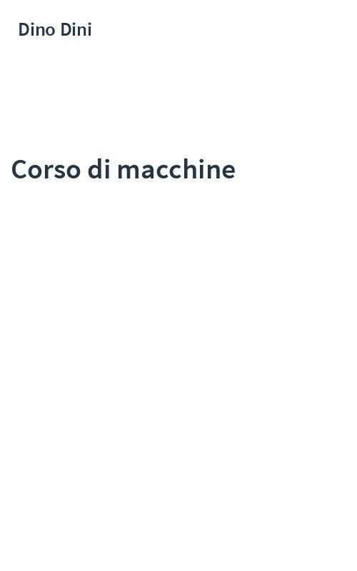Corso di macchine