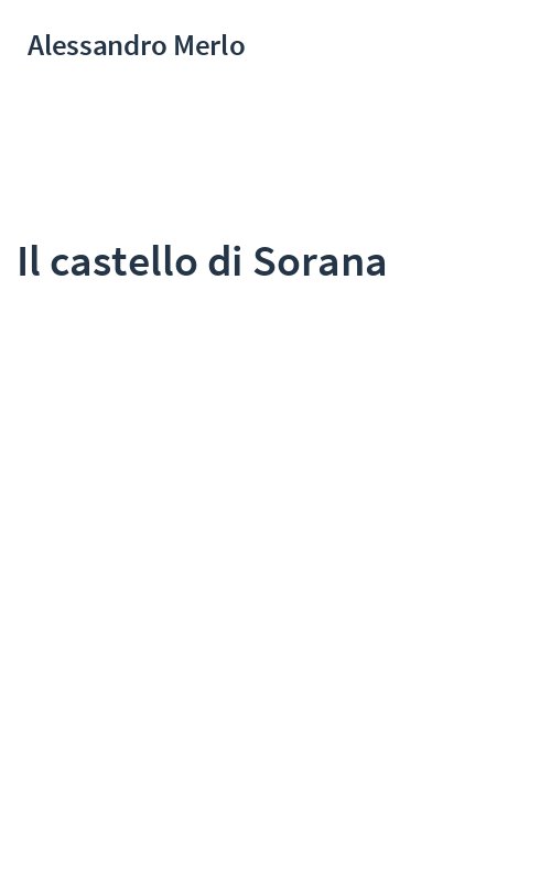 Il castello di Sorana