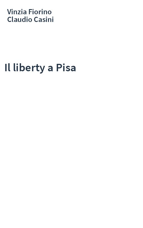 Il liberty a Pisa
