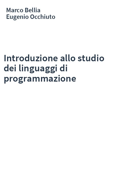 Introduzione allo studio dei linguaggi di programmazione
