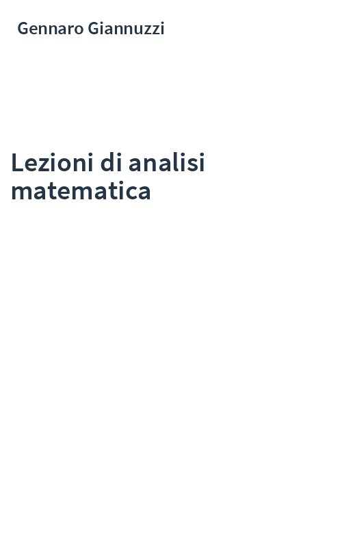 Lezioni di analisi matematica
