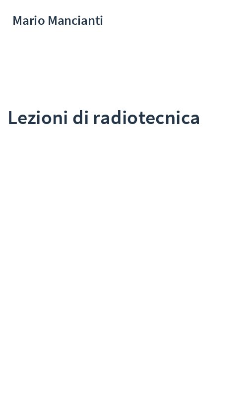 Lezioni di radiotecnica