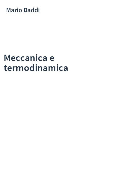 Meccanica e termodinamica