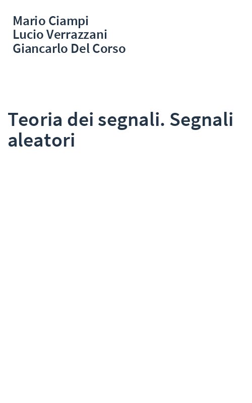 Teoria dei segnali. Segnali aleatori
