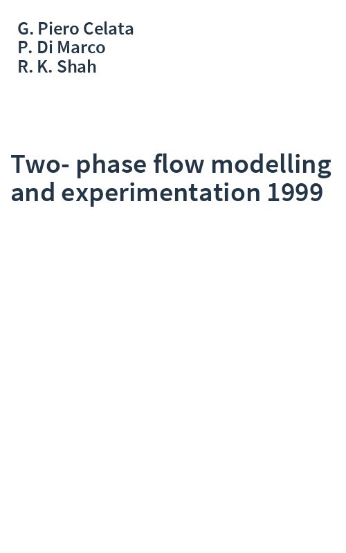 Two-phase flow modelling and experimentation 1999