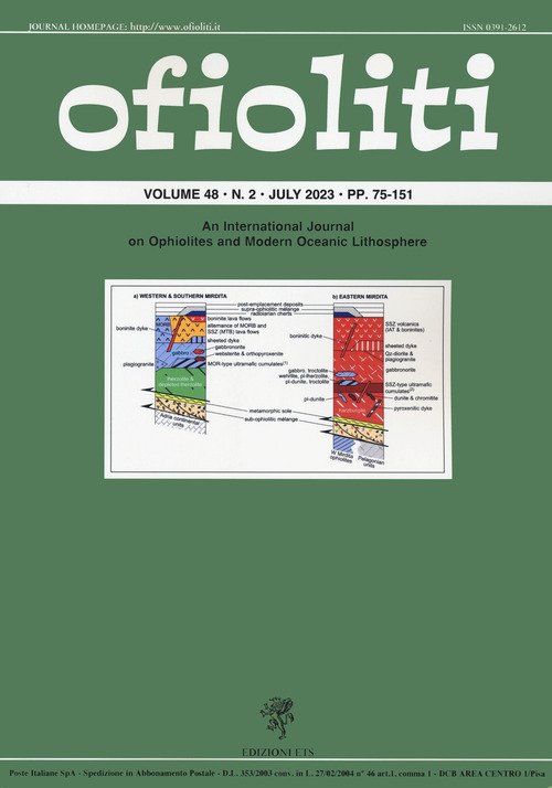 Ofioliti. An international journal on ophiolites and modern oceanic lithosphere