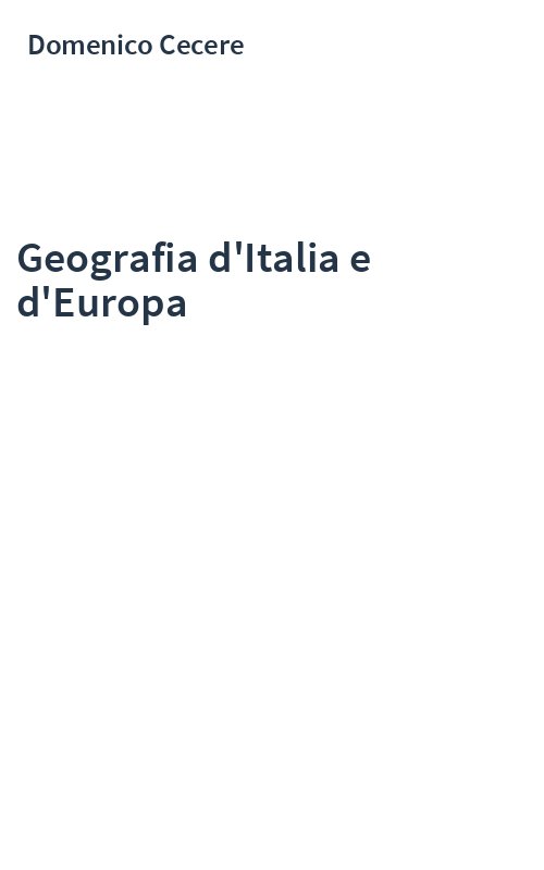 Geografia d'Italia e d'Europa