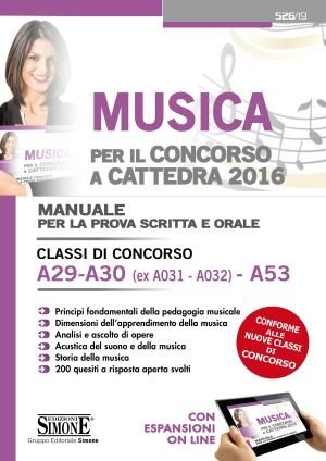 Musica per il concorso a cattedra 2016