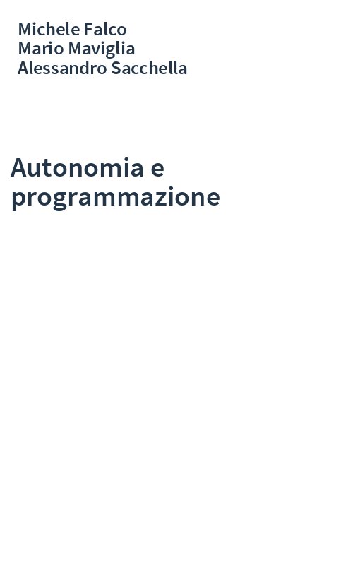 Autonomia e programmazione