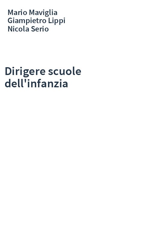 Dirigere scuole dell'infanzia