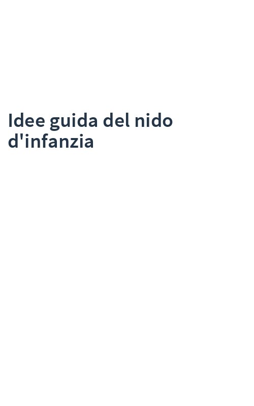 Idee guida del nido d'infanzia