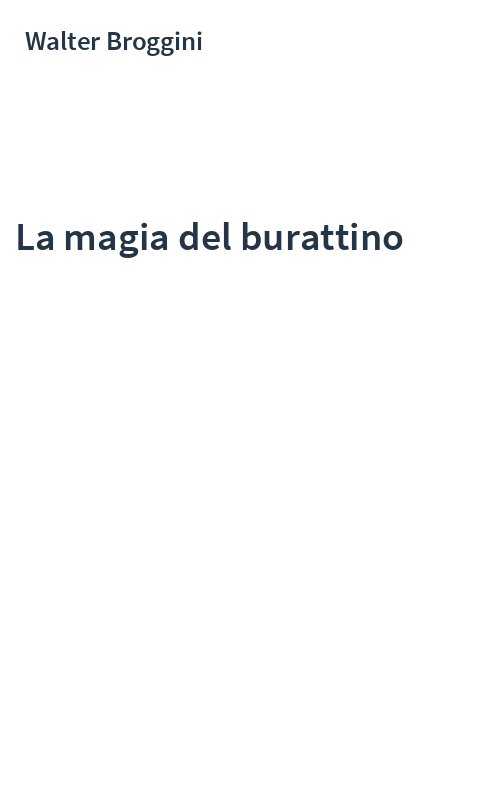 La magia del burattino