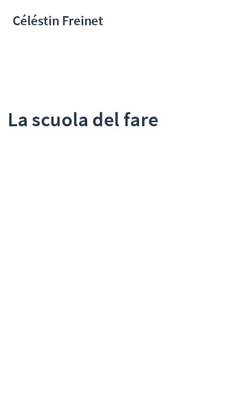 La scuola del fare