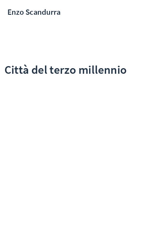 Città del terzo millennio