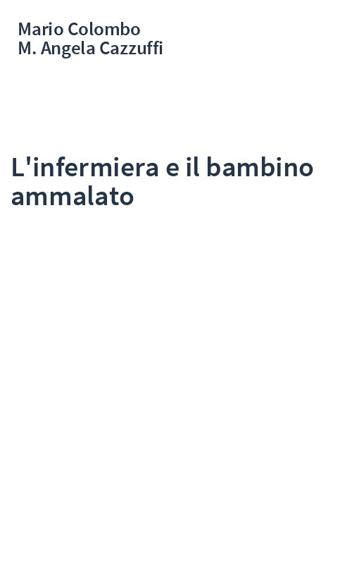 L'infermiera e il bambino ammalato