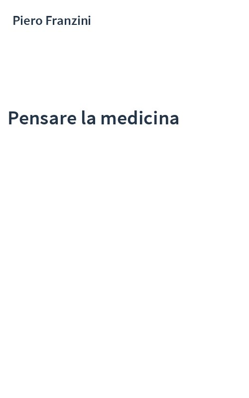 Pensare la medicina
