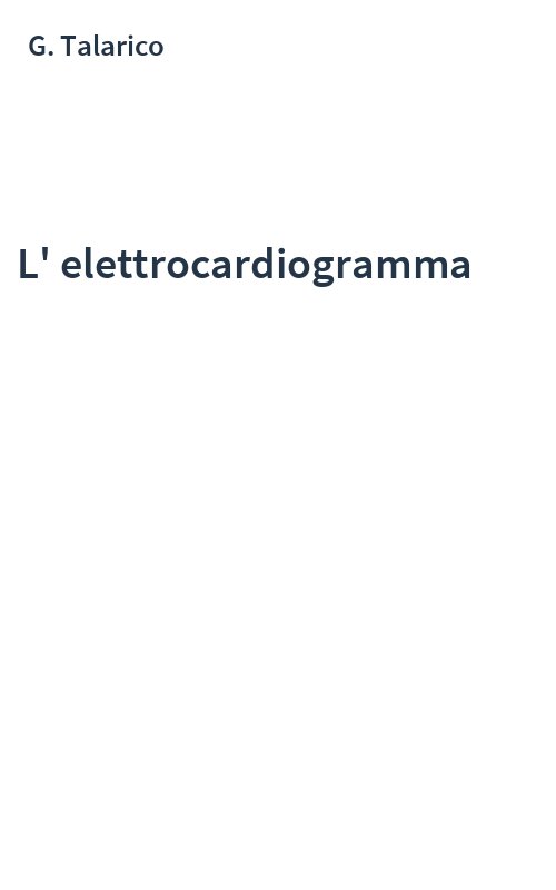 L' elettrocardiogramma
