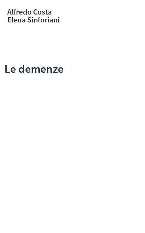 Le demenze